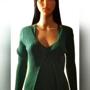 Women's Green Knit Shirt